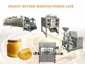 automatic peanut butter manufacturing line